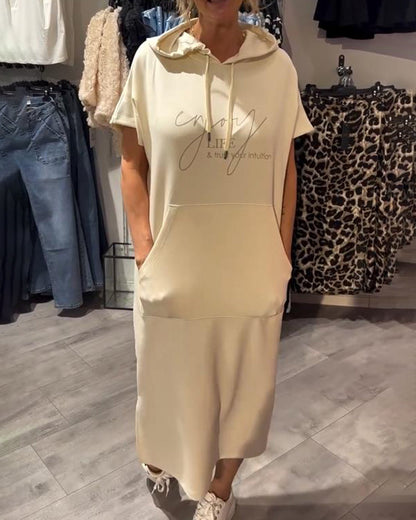 Audrey | Casual Dress with Hood