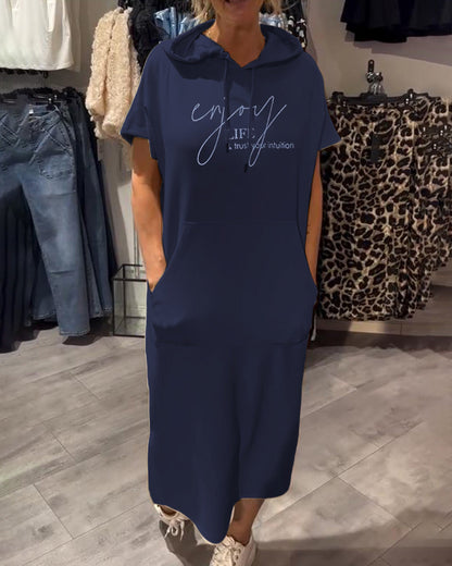 Audrey | Casual Dress with Hood