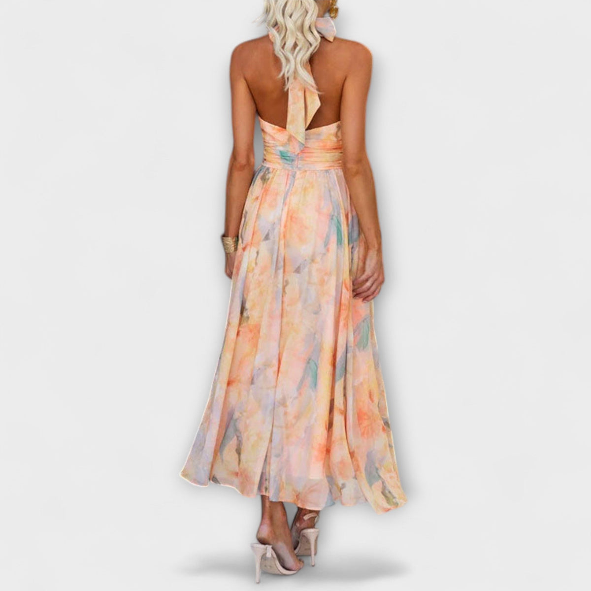 Azalea | Halter-Neck Maxi Dress