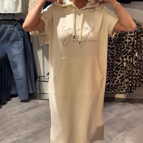 Audrey | Casual Dress with Hood