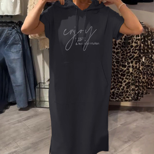 Audrey | Casual Dress with Hood