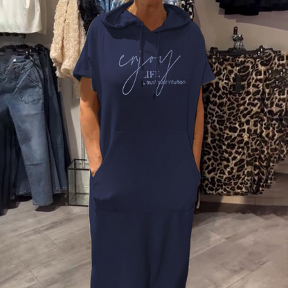 Audrey | Casual Dress with Hood