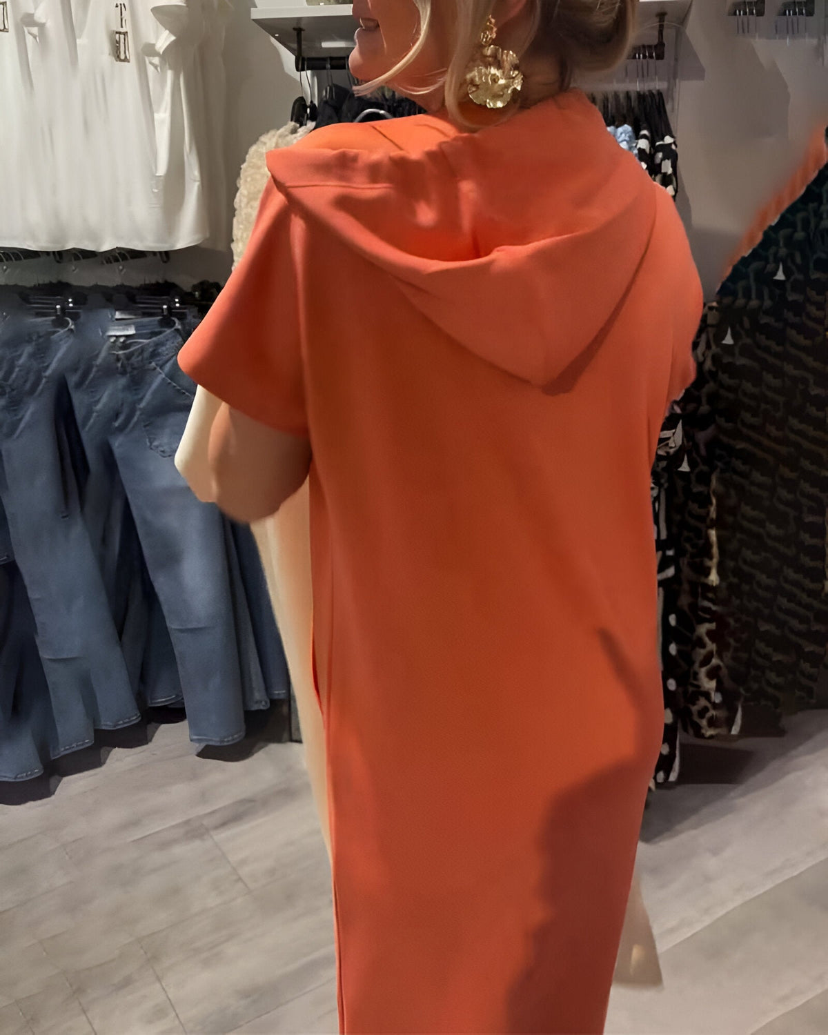 Audrey | Casual Dress with Hood